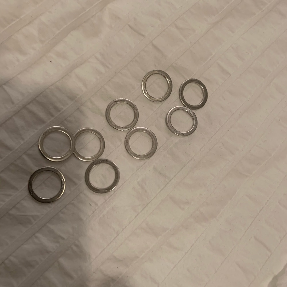 Silver Stackable Rings - image 3